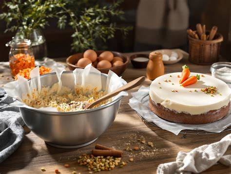 Infografik: Schrittfolge für Konfetti-Blechkuchen von Teig bis Deko