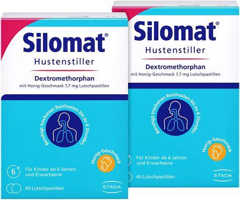 Infografik: Silomat Hustenstiller mit Honig - Wirkstoffe und Ziel