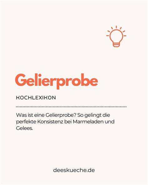 Infografik: So gelingt die Gelierprobe - der einfache Test auf dem kalten Teller