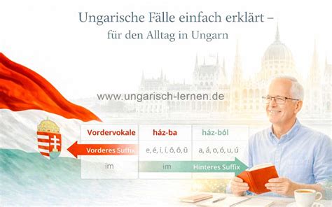 Infografik: Sprachherkunft und Fälle der ungarischen Sprache