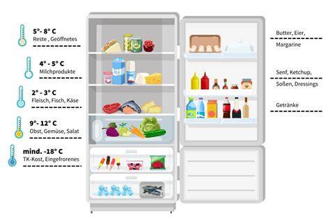 Infografik: Temperaturbereiche für Lagerung, Präsentation und Portionierung von Speiseeis