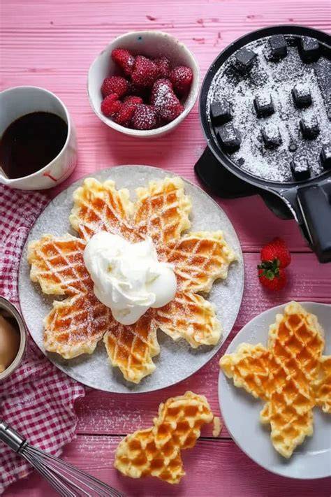 Infografik: Tipps für den perfekten Waffelteig und das richtige Waffeleisen