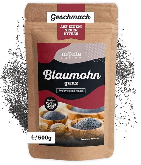 Infografik: Unterschied zwischen Mohnback, gemahlenem Blaumohn und klassischen Mohnfüllungen