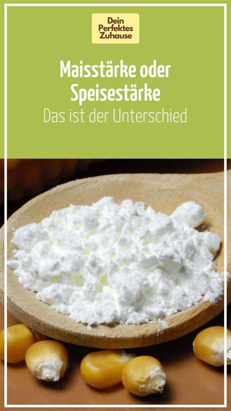 Infografik: Unterschiede von Maismehl, Maisstärke und Speisestärke