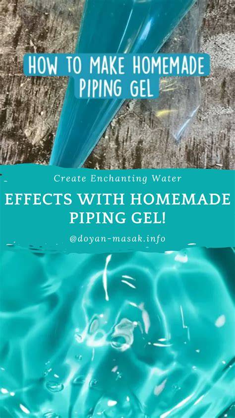 Infografik: Unterschiede von Piping Gel, Royal Icing und Wasser als Kleber