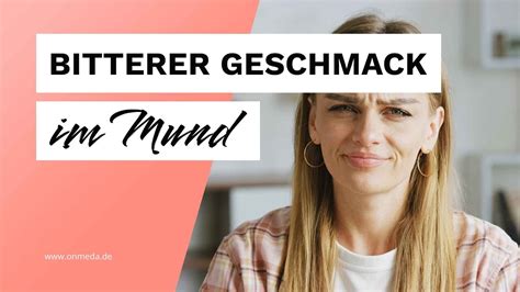 Infografik: Ursachen für bitteren Geschmack im Mund
