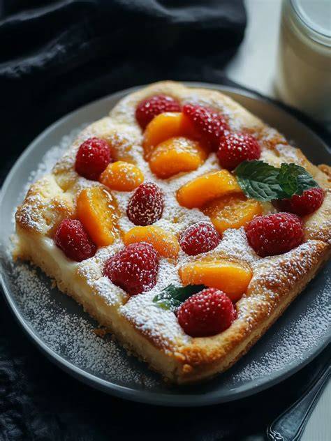 Infografik: Varianten und Tipps für Blechkuchen mit Sauerrahm und Zimt