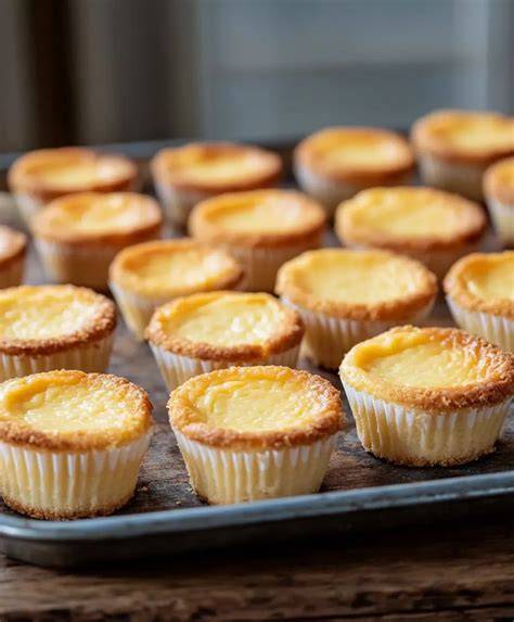 Infografik: Varianten und Zubereitungsschritte von Mini Käsekuchen Muffins