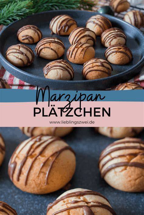 Infografik: Variationen von Marzipanplätzchen - von klassisch bis dekorativ