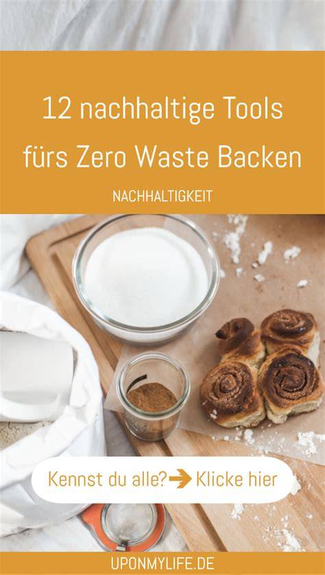 Infografik: Vegan Backen mit Nachhaltigkeit und Zero Waste