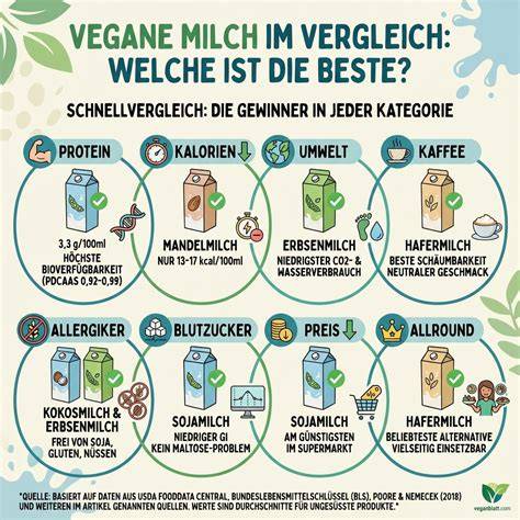 Infografik: Vegane Schokoladentypen (dunkel, „Milch“-alternativ, weiß, gefüllt)