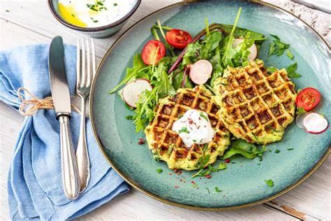 Infografik: Vegane und vegetarische Optionen für herzhafte Waffeln