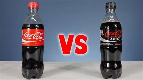 Infografik: Vergleich Zuckergehalt Cola Original vs. Cola Zero