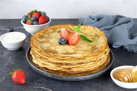 Infografik: Vergleich der Grundzutaten und Konsistenz von Pfannkuchen und Waffeln