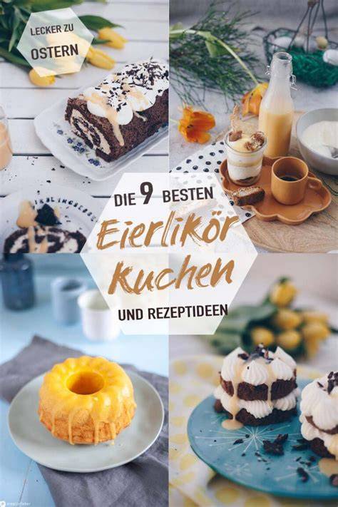 Infografik: Verschiedene Varianten von Eierlikörkuchen
