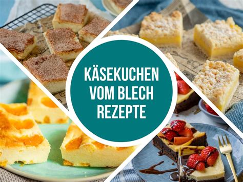 Infografik: Verschiedene Varianten von Käsekuchen vom Blech