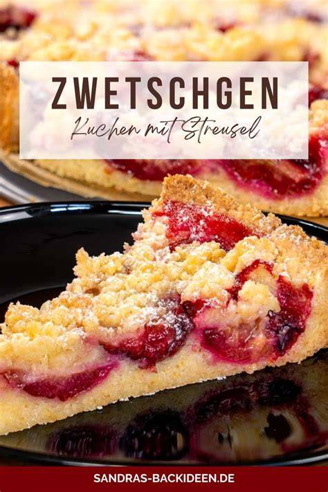 Infografik: Verschiedene Zwetschgenkuchen-Toppings: Streusel, Mandeln, Zimtzucker