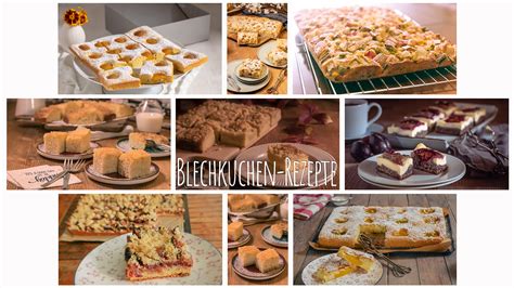 Infografik: Vielfältigkeit der Blechkuchen-Rezepte