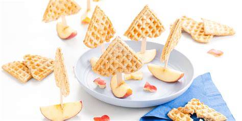 Infografik: Vorteile von zuckerfreien, veganen Waffeln für Kinder