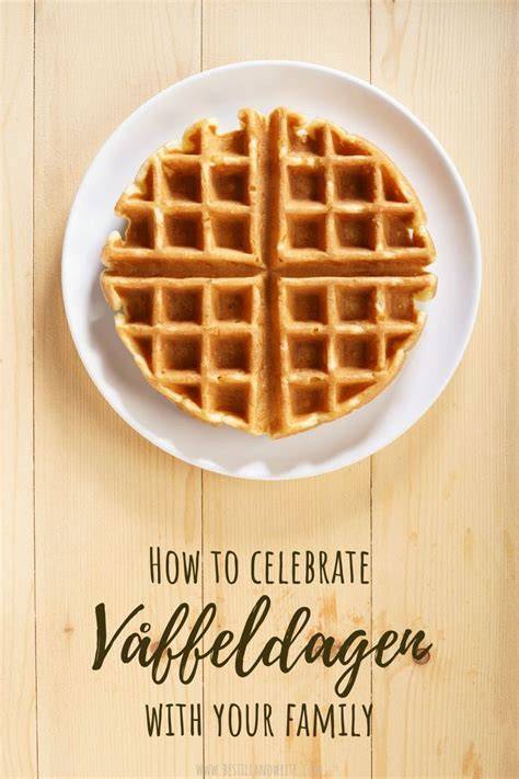 Infografik: Waffeltage - Våffeldagen und National Waffle Day