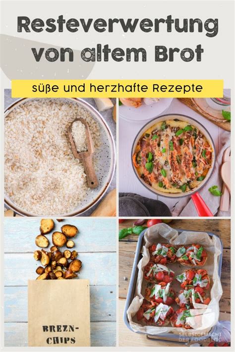 Infografik: Wege der Resteverwertung von altbackenem Brot (Kuchen, Pudding, Auflauf, Croutons)