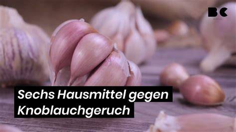 Infografik: Wirksamkeit verschiedener Hausmittel gegen Knoblauchgeruch