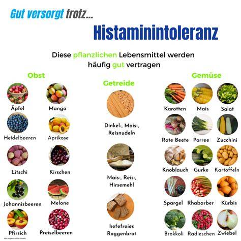 Infografik: Wirkung von Histamin im Körper und Lebensmittel mit hohem Histamingehalt