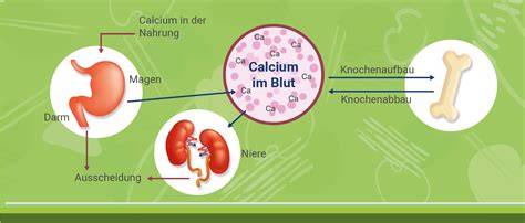 Infografik: Wirkungsweise von Calcium- und Magnesiumcarbonat im Magen
