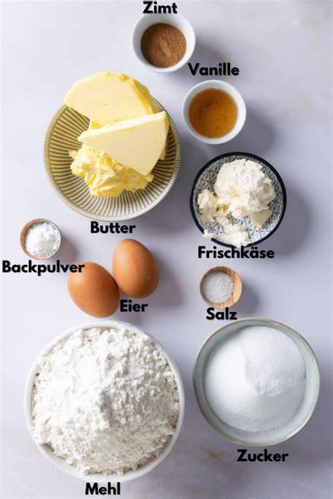 Infografik: Zimtschnecken Zutaten, Technik, Glasur