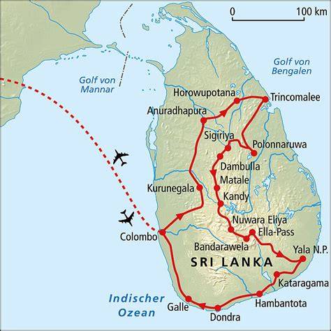 Infografik: Zollprozess beim Versand von Schokolade nach Sri Lanka