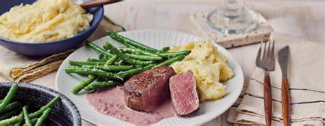 Infografik: Zubereitungsschritte Rinderfilet mit Trüffelpüree