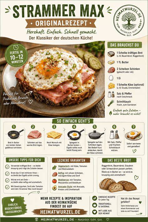 Infografik: Zubereitungsschritte für Proteinwaffeln