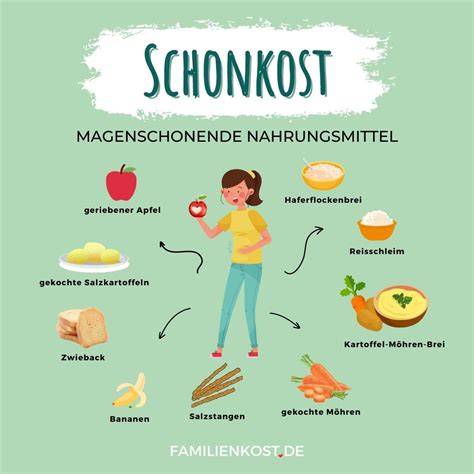 Infografik: Zubereitungstipps für Schonkost bei Magen-Darm-Infekt