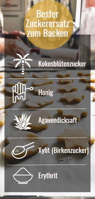 Infografik: Zuckerersatz und Dosierung beim Backen