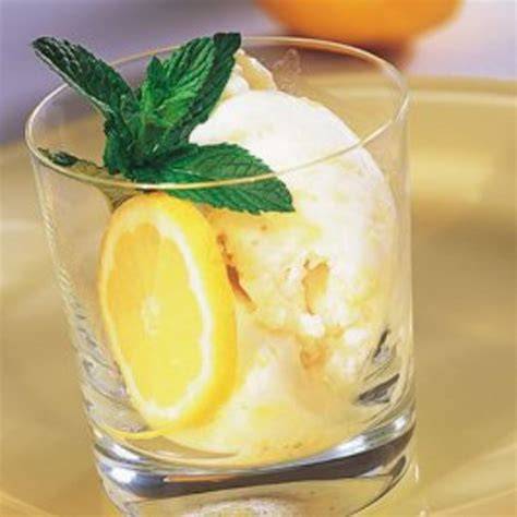 Infografik: Zutaten Zitronensorbet und Limoncello Sorbet