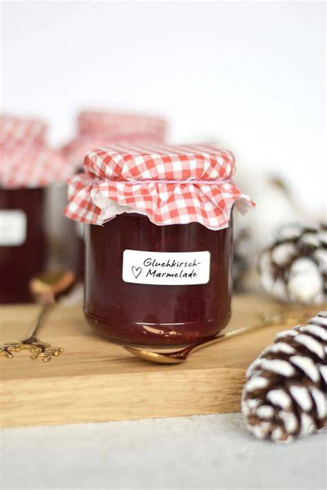 Infografik: Zutaten für Glüh-Kirsch-Marmelade