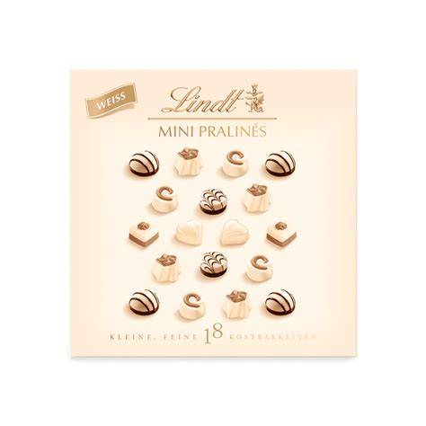 Infografik: Zutaten und Allergene der Lindt Mini Pralinés rosa