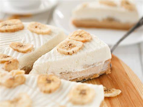 Infografik: Zutaten und Alternativen für Kokos-Bananen-Kuchen ohne Backen