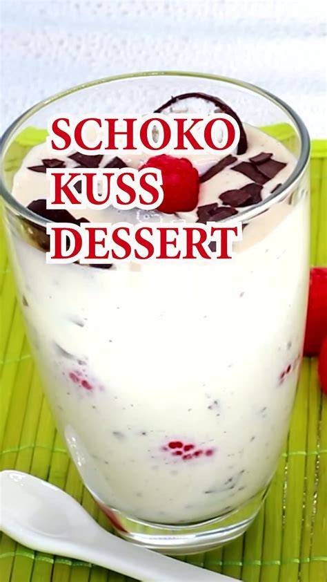 Infografik: Zutaten und Aufbau Schokokuss-Dessert