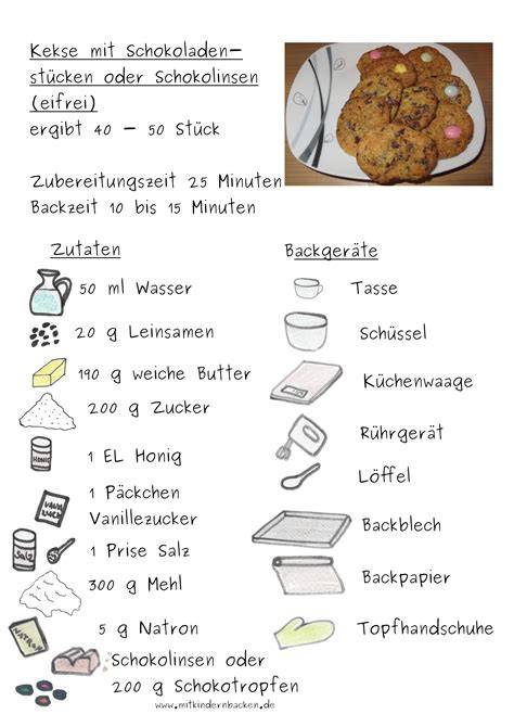 Infografik: Zutaten und Backzeiten für Kokos-Mandel-Schoko-Kuchen