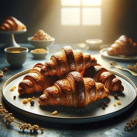 Infografik: Zutaten und Mengen für vegane Croissants