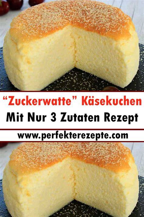 Infografik: Zutaten und Schritte für 3-Zutaten Käsekuchen