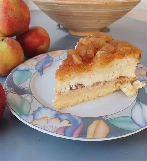 Infografik Apfel Cremetorte Zutaten
