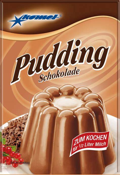 Infografik Dessertsoßen mit Komet Pudding