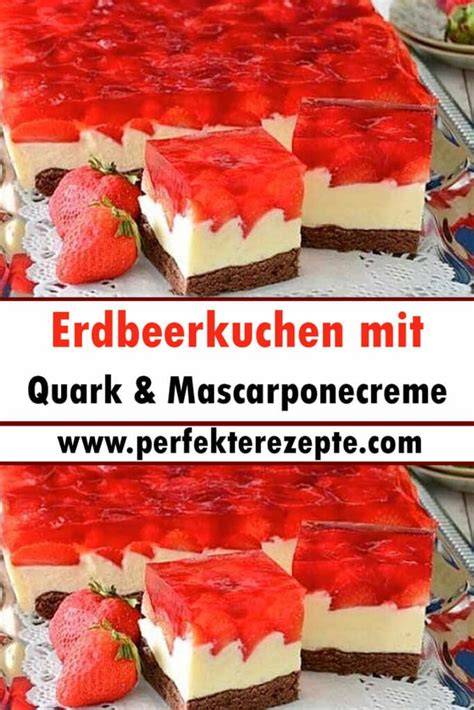Infografik Erdbeerkuchen mit Quark: Varianten und Zubereitung