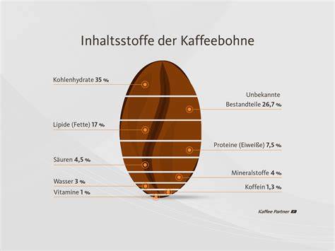 Infografik Inhaltsstoffe Kaffee Tee Schokolade