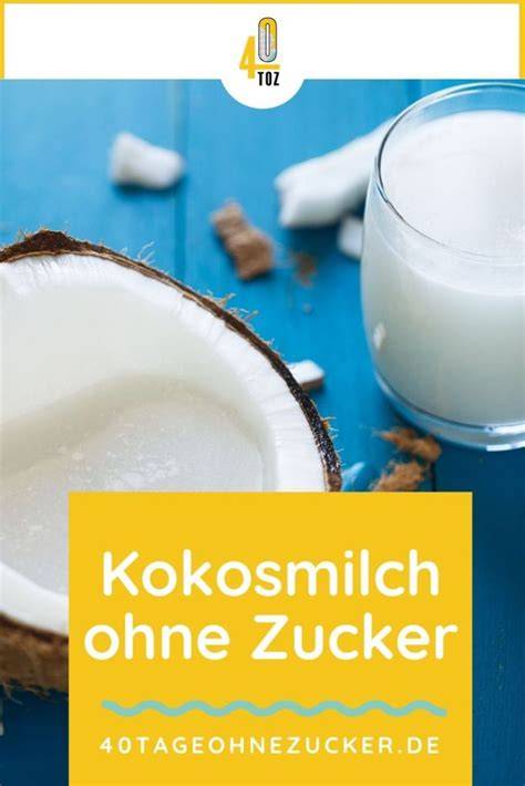 Infografik Inhaltsstoffe Kokosmilch ohne Zucker