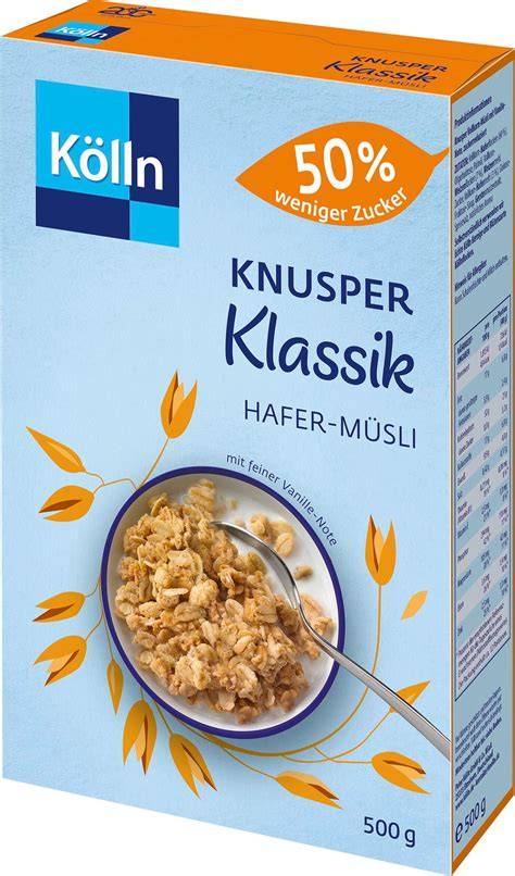 Infografik Kölln Müsli Zutaten & Allergene
