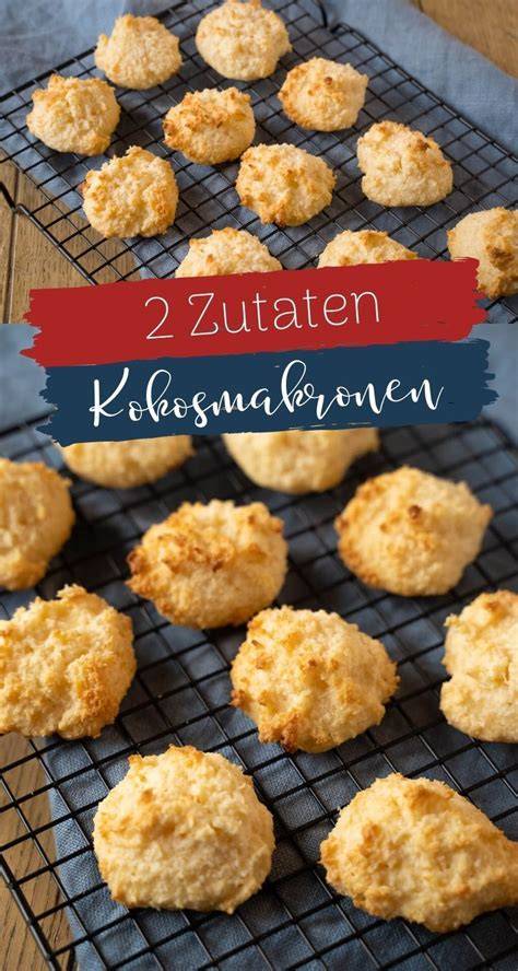Infografik Kokosmakronen mit Nougat Zutaten