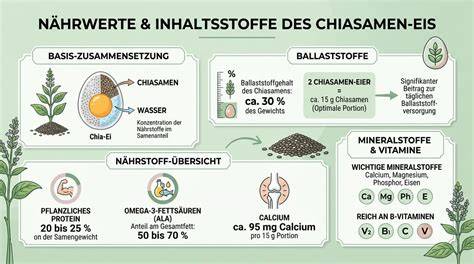 Infografik Nährstoffe Chiasamen